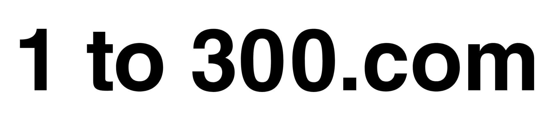 1to300.com logo